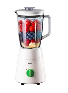 BRAUN Blender 3 in 1, Glass Jug, 2 Speeds, Pulse Function, Multi Mill, Grinder Mill, 1.75 L 500 W JB0153WH White  - Image 5