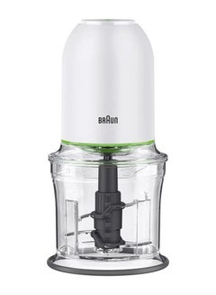 Chopper, 2 in 1, 2 Speeds, Ice Crusher, Dishwasher Safe, 0.9 L 500 W CH3011WH White/Green