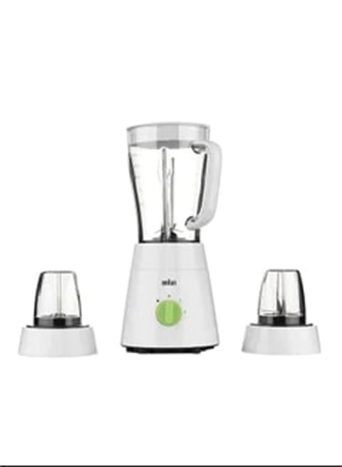 خلاط 3 في 1، سرعتان، وظيفة النبض، مطحنة 1.75 L 500 W JB0123WH