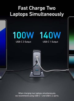 Anker 240W USB C Plug, Prime GaN Charger, 4-Port Fast Compact GaN Charger for MacBook Pro/Air, iPhone 16/15 Series, iPad Pro, Dell XPS, Samsung S25/S24, Huawei, Xiaomi, Apple Watch, Vivo and More Black  - Image 3