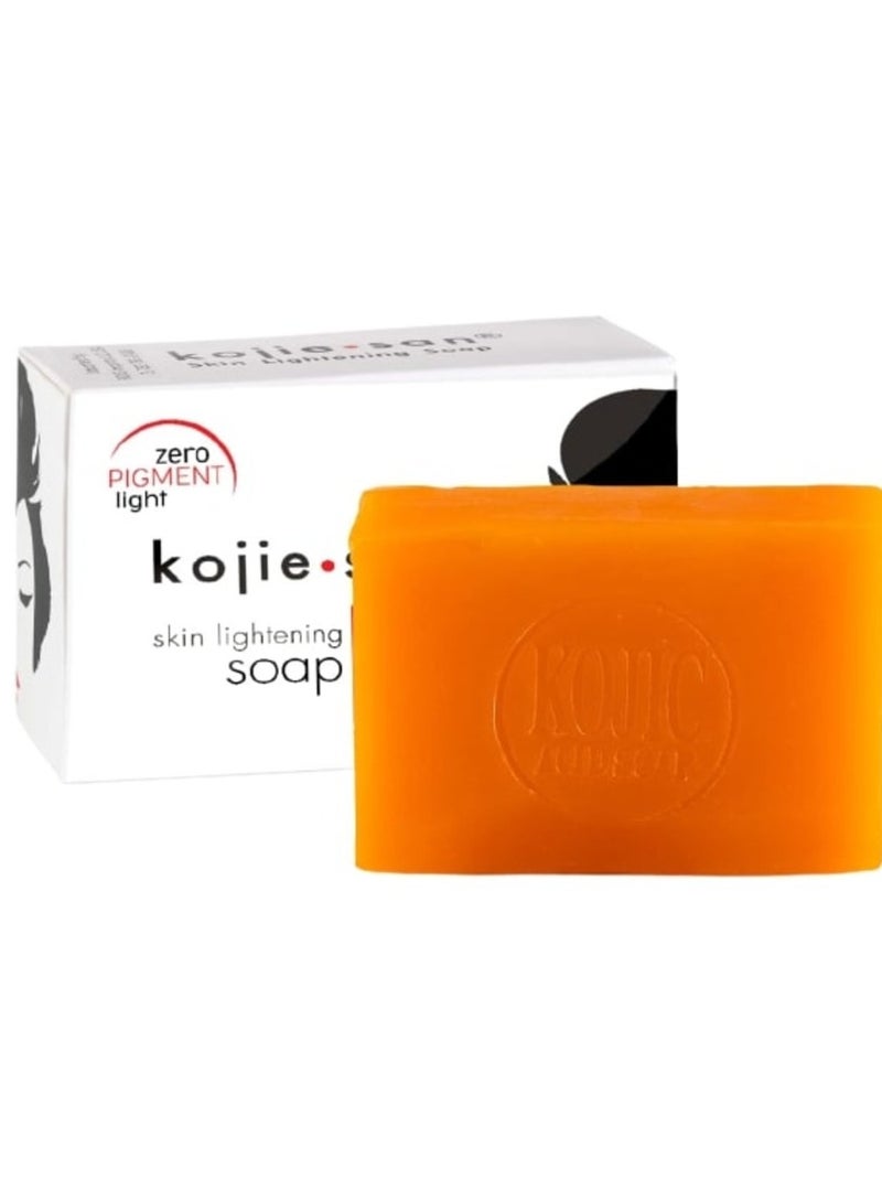 كوجي سان صابون تفتيح البشرة الكلاسيكي لبشرة أفتح وموحدة اللون يحارب البقع الداكنة والندبات وبقع الشيخوخة خالي من الصبغة - Image 1