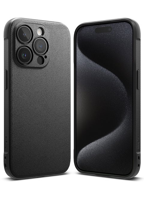Onyx Case Compatible With iPhone 15 Pro Max Enhanced Grip Tough Flexible Tpu Shockproof Rugged Tpu Bumper Drop Protection Phone Cover Black