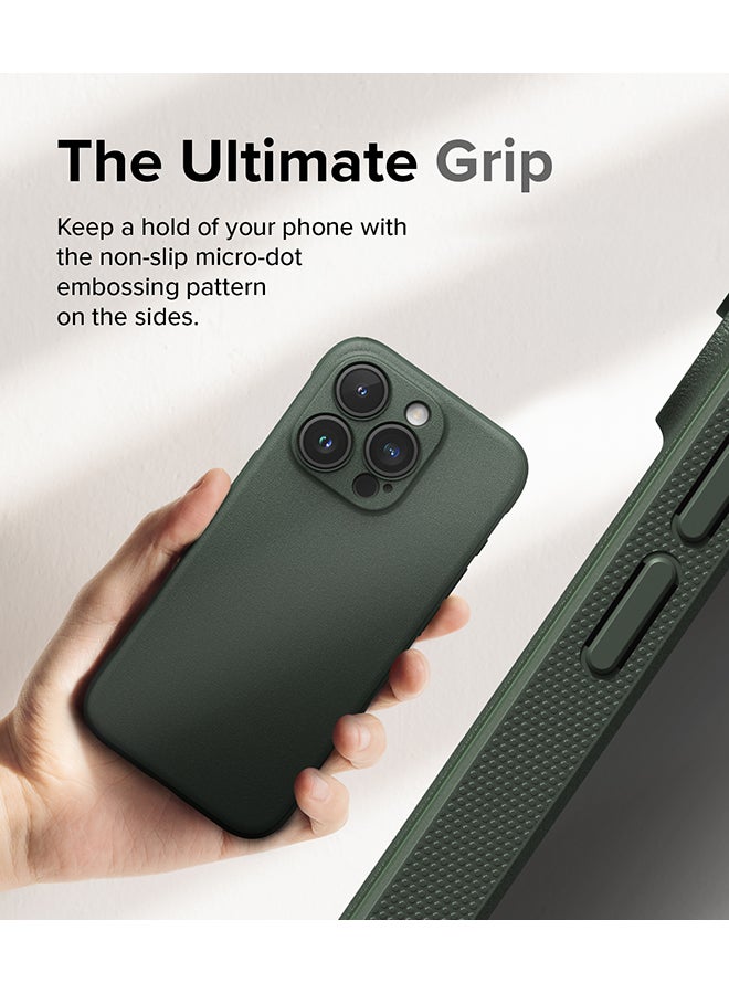 Onyx Case Compatible With iPhone 15 Pro Max Enhanced Grip Tough Flexible Tpu Shockproof Rugged Tpu Bumper Drop Protection Phone Cover Dark Green
