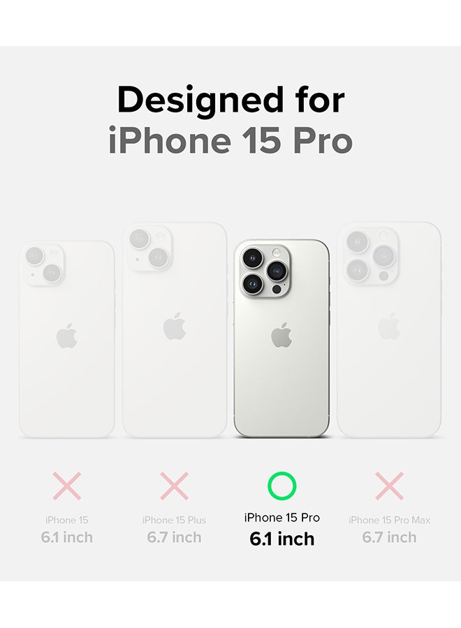 Ringke Onyx Case Compatible With iPhone 15 Pro Enhanced Grip Tough Flexible Tpu Shockproof Rugged Tpu Bumper Drop Protection Phone Cover Dark Green  - Image 2