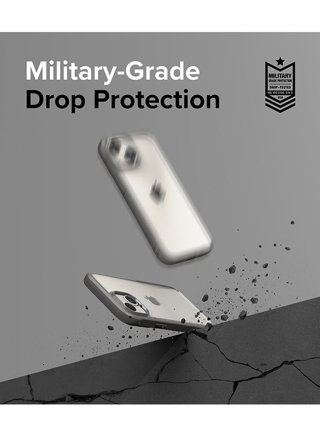 Ringke Fusion Bold Compatible With iPhone 15 Case Cover Firm Grip Frame Anti-Yellowing Anti-Fingerprint Frosted Hard Back Shockproof Bumper Back Cover Gray - Image 5