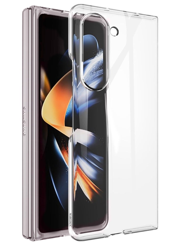 MARGOUN - Samsung Galaxy Z Fold 5 Foldable Scratch Resistant And Drop Protection Anti Yellowing Phone Case Clear - Image 1