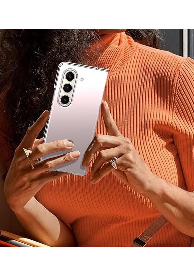 MARGOUN - Samsung Galaxy Z Fold 5 Foldable Scratch Resistant And Drop Protection Anti Yellowing Phone Case Clear - Image 1