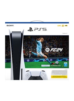 PlayStation 5 Disc Console with Controller (UAE Version) and FC 24 Voucher Bundle