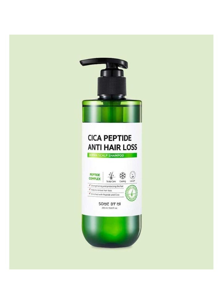 Some by Mi - Cica Peptide Anti Hair Loss Derma Scalp Shampoo 285ml - Image 1