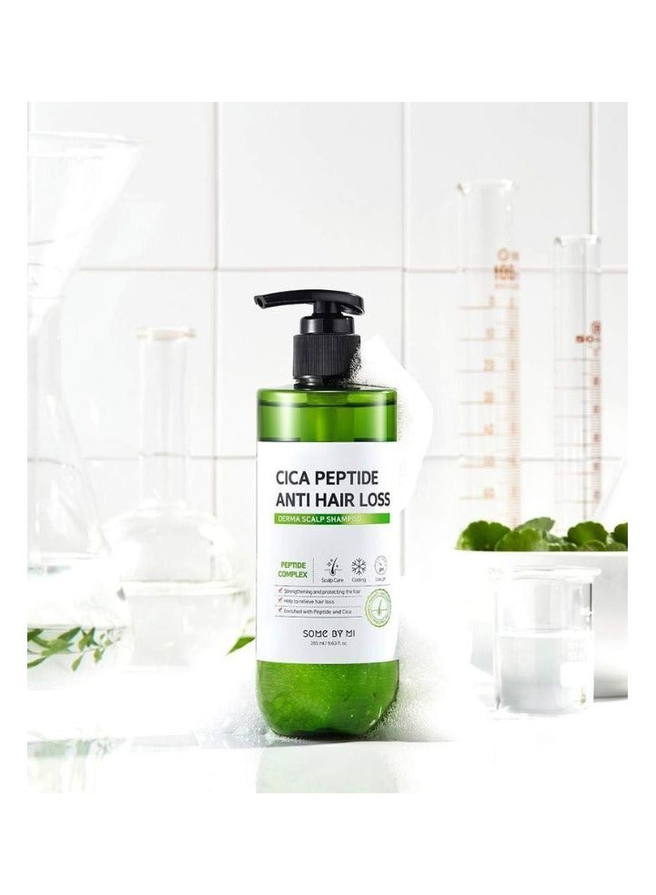 Some by Mi - Cica Peptide Anti Hair Loss Derma Scalp Shampoo 285ml - Image 1