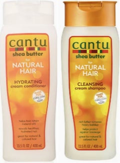 Cantu Shea Butter Shampoo And Conditioner Set Of Two Pieces 400+400ml 