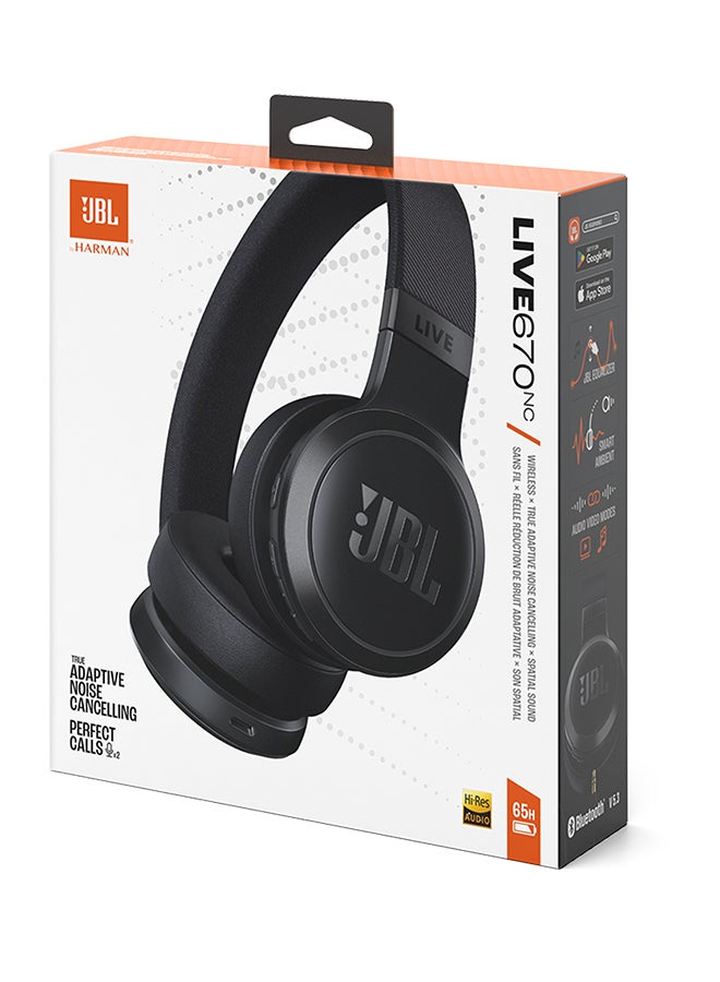 Live 670NC Wireless On-Ear Headphones With True Adaptive Noise Cancelling Black - pnsku/N70003041V/45/_/1695804808/63c0c15d-3fdd-4589-bc55-509e7fb3dd9d