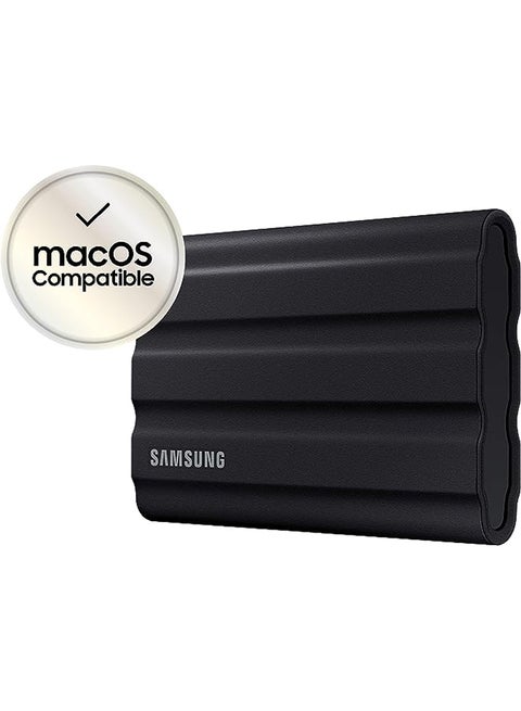 T7 Shield Portable SSD 2 TB - USB 3.2 Gen.2 External SSD Black (MU-PE2T0S/EU) 2 TB