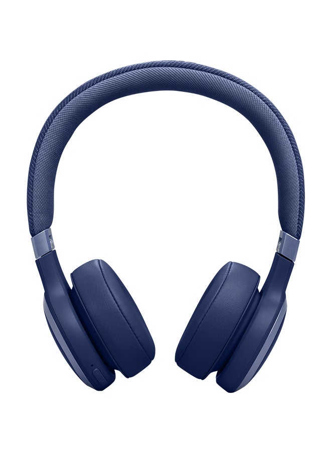 JBL Live 670NC Wireless On-Ear Headphones With True Adaptive Noise Cancelling Blue 