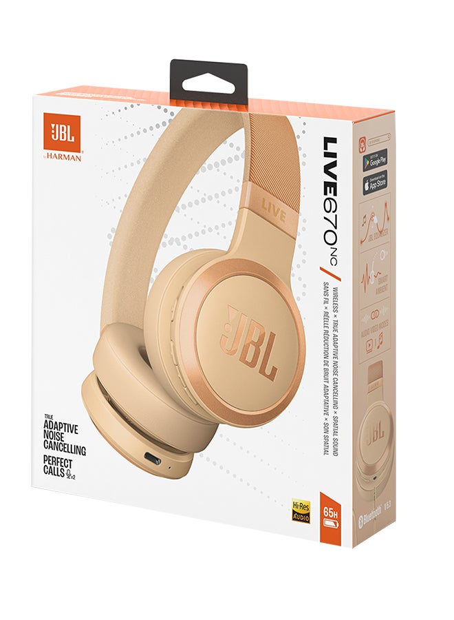 Live 670NC Wireless On-Ear Headphones With True Adaptive Noise Cancelling Beige - pnsku/N70003087V/45/_/1695804805/64a4f880-780a-4e0a-a59b-bf36b19a6e2e