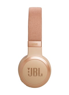 JBL Live 670NC Wireless On-Ear Headphones With True Adaptive Noise Cancelling Beige  - Image 3