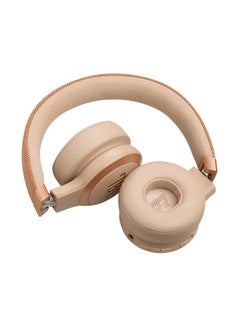 JBL Live 670NC Wireless On-Ear Headphones With True Adaptive Noise Cancelling Beige  - Image 4