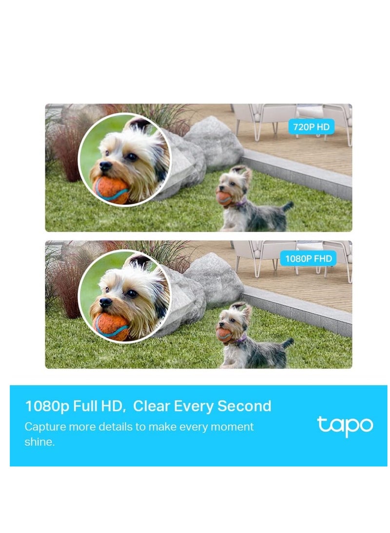 TP-LINK - Tapo C400S2 Smart Wire-Free Security Camera System 2-Pieces Set, 1080P Full HD, Smart AI Detection And Notification, Sound Alarm, Two-Way Audio, Water And Dust Resistant - Image 1
