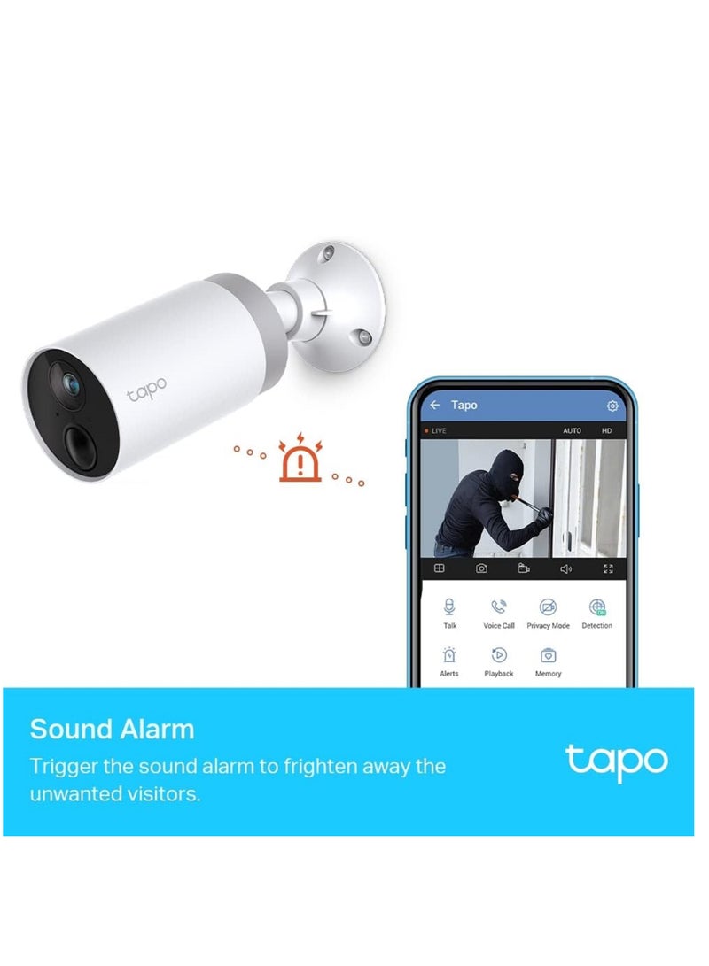 TP-LINK - Tapo C400S2 Smart Wire-Free Security Camera System 2-Pieces Set, 1080P Full HD, Smart AI Detection And Notification, Sound Alarm, Two-Way Audio, Water And Dust Resistant - Image 1