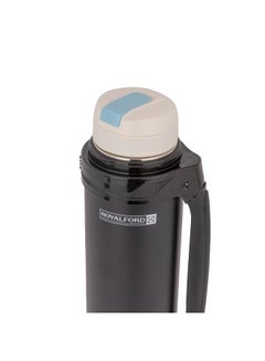 Royalford Stainless Steel Travel Vacuum Bottle Thermos With Handle Black  - Image 3