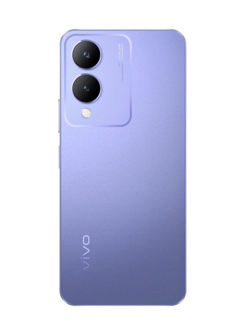 vivo - Y17s Dual SIM Glitter Purple 6+6GB RAM 128GB 4G With Gift Wired Earphone - Middle East Version - Image 1
