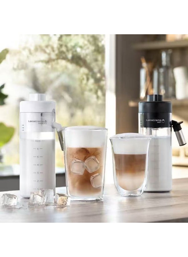 De'Longhi - COLD BREW Coffee Machine ELETTA EXPLORE Fully Automatic Bean to Cup COLD BREW Coffee Machine,50+Functions & Coffee Recipes like Espresso, Americano, Cappuccino, Latte, Macchiato 1.8 L 1450 W ECAM450.65.S Silver - Image 1