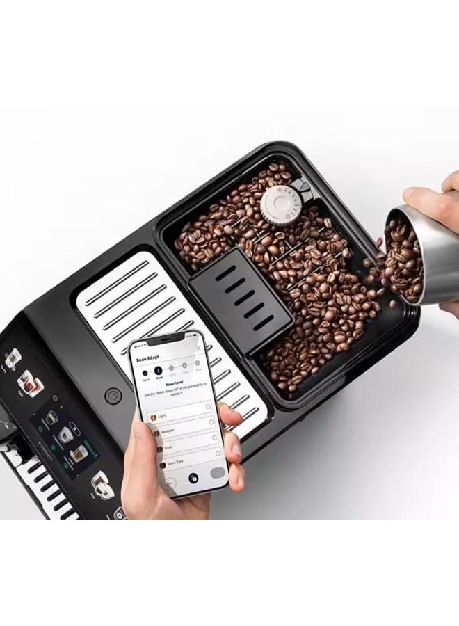 De'Longhi - COLD BREW Coffee Machine ELETTA EXPLORE Fully Automatic Bean to Cup COLD BREW Coffee Machine,50+Functions & Coffee Recipes like Espresso, Americano, Cappuccino, Latte, Macchiato 1.8 L 1450 W ECAM450.65.S Silver - Image 1