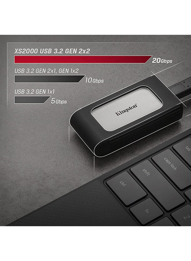 Kingston High Performance Portable SSD with USB-C | Pocket-Sized | USB 3.2 Gen 2x2 | External Solid State Drive | Up to 2000MB/s | SXS2000/4000G 4 TB  - Image 3