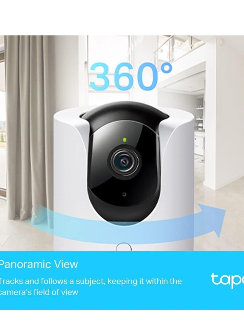TP-LINK - Tapo C225 Pan/Tilt Smart Security Camera, Indoor CCTV, Smart AI Detection And Notification, Starlight Sensor, 2K QHD, Night Vision Works With Alexa And Google Home, 512GB SD Storage - Image 1