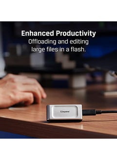 Kingston XS2000 USB-C 3.2 Gen 2x2 Portable - High Performance Pocket-Sized External SSD 4 TB  - Image 3