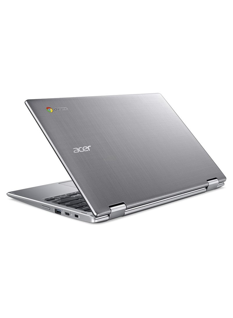 Acer - Chromebook Spin 11 Convertible Laptop 11.6-Inch Display, Celeron N3350 Processor/4GB DDR4 RAM/32GB eMMC, 802.11ac WiFi, Wacom EMR Pen, CP311-1HN-C2DV English/Arabic Silver - Image 1