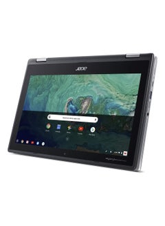 Chromebook Spin 11 Convertible Laptop 11.6-Inch Display, Celeron N3350 Processor/4GB DDR4 RAM/32GB eMMC, 802.11ac WiFi, Wacom EMR Pen, CP311-1HN-C2DV English/Arabic Silver