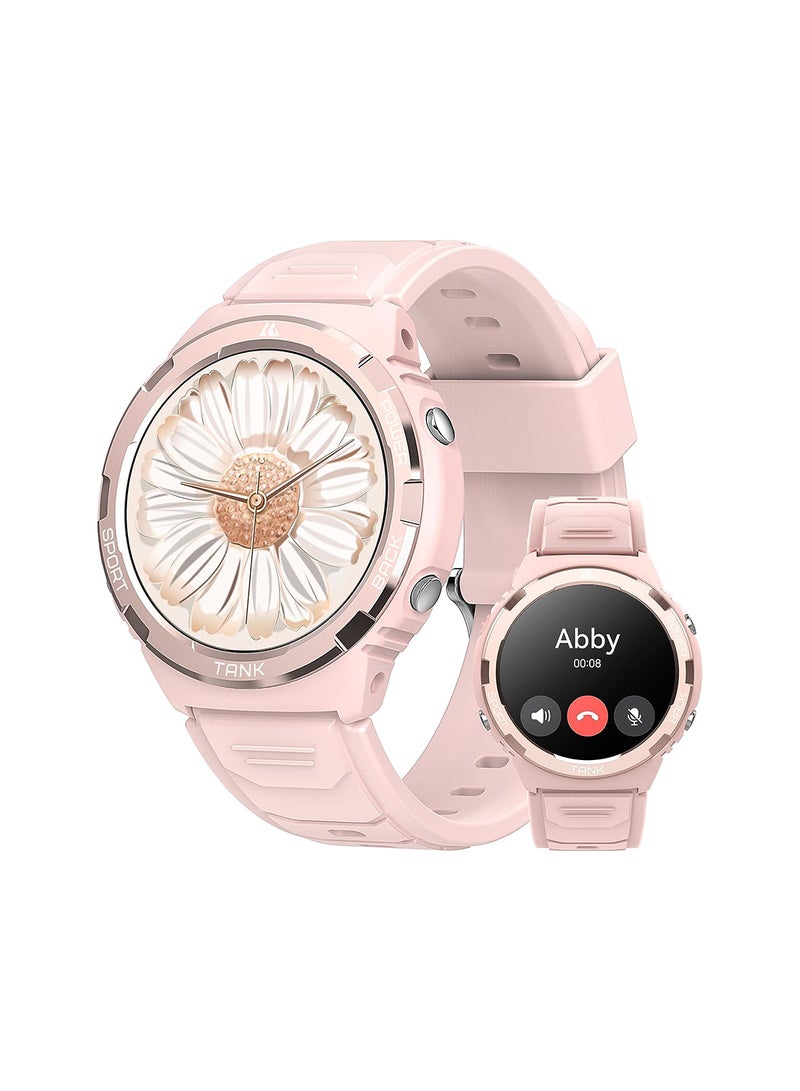 KOSPET - Smart Watch 1.3-Inch Always-On AMOLED Display With HiFI Bluetooth Calling Function With 5 ATM And IP69K Pink - Image 1