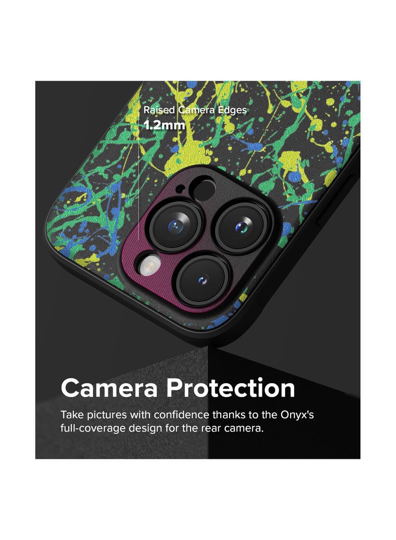 Ringke Onyx Design Compatible With Apple iPhone 15 Pro Case Cover Rugged Flexible Durable Anti-Slip TPU Protection Shockproof Apple iPhone 15 Pro Back Cover Action Painting - Image 5