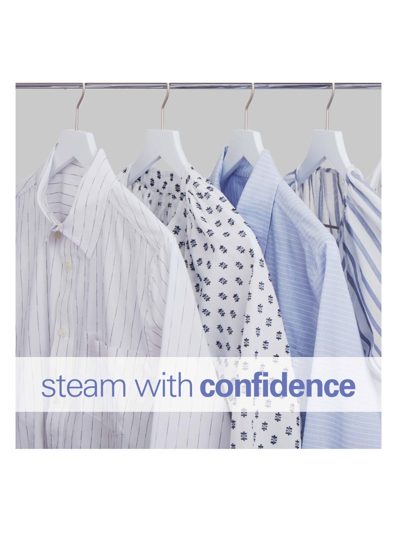 Hamilton Beach Steam Iron, Ceramic Soleplate, Auto-Shut Off, Vertical Steam,35g/min Steam,Water Spray,Steam Shot, Dry, ECO & Max Settings, 300ml, Anti-Drip, Anti-Calc, Self Clean, 2 yrs warranty 300 ml 2500 W ST3797-ME Blue - Image 4
