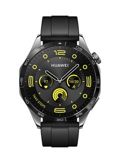 Watch GT4 46mm Smartwatch, Upto 2-Weeks Battery Life, Dual-Band Five-System GNSS Positioning, Pulse Wave Arrhythmia Analysis, 24/7 Health Monitoring, Compatible With Andriod And iOS Black - pnsku/N70003298V/45/_/1695644786/50ea0a78-17cd-4fa1-9d7a-ca4ba73a6b9e