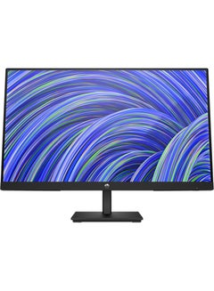 HP V24i G5 23.8" FHD Edge-Lit IPS Monitor, 75 Hz Refresh Rate, 5ms GtG Response Time, On-screen Controls, AMD FreeSync, Low blue Light Mode, Joypad OSD Button, HDMI / DP / VGA, Black