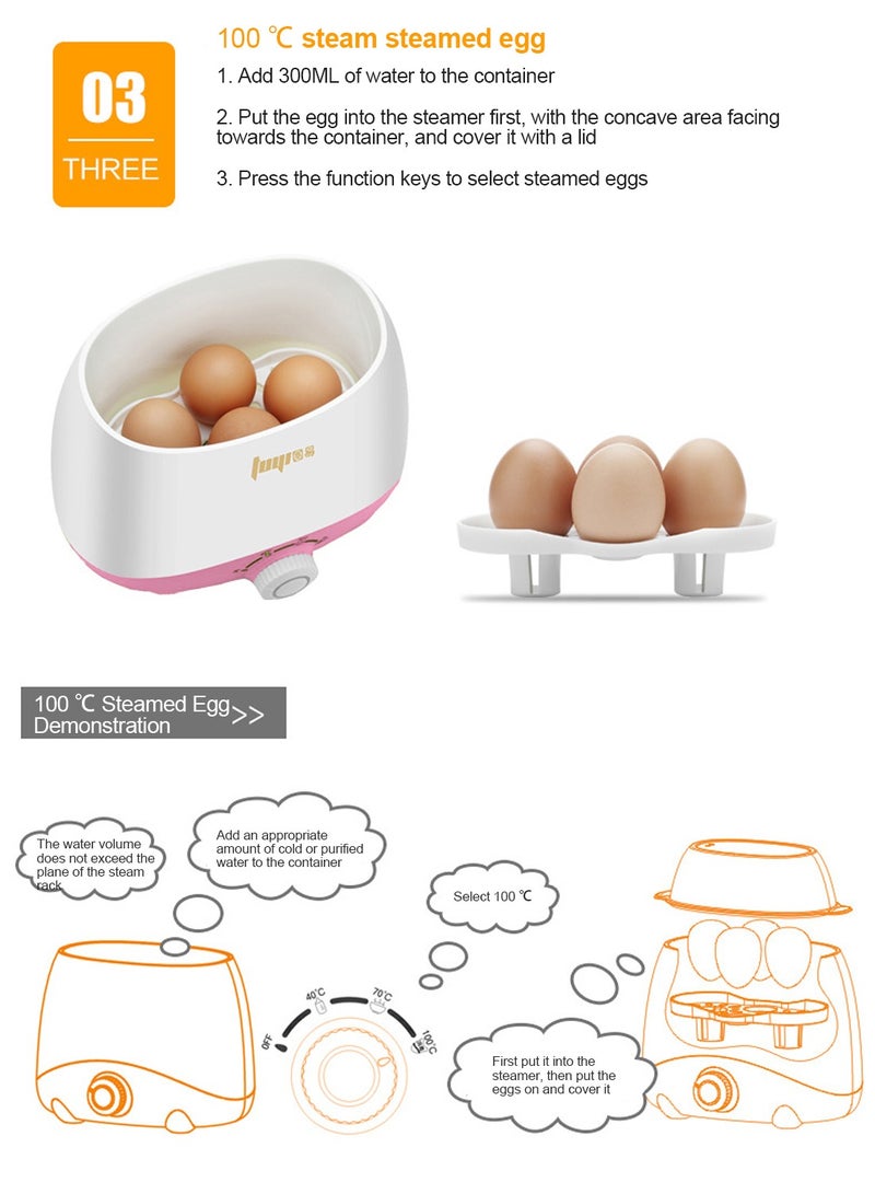 كيدل منظم تلقائي لدرجة حرارة الحليب الثابتة، سخان الحليب، معقم، اثنان في واحد - Image 4