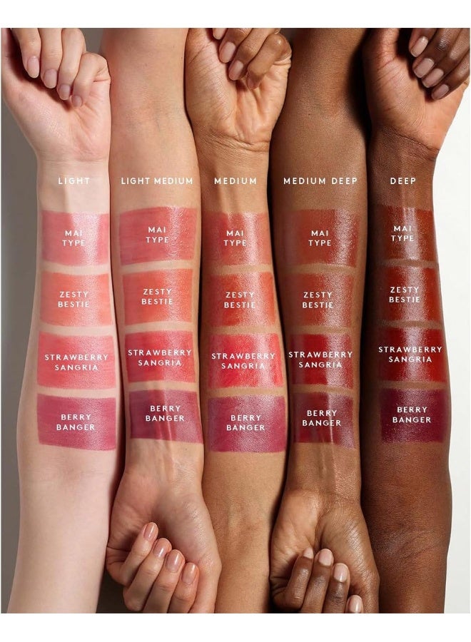 فنتي بيوتي - Poutsicle Hydrating Lip Stain 6.5 ml Berry Banger 04 - Image 1