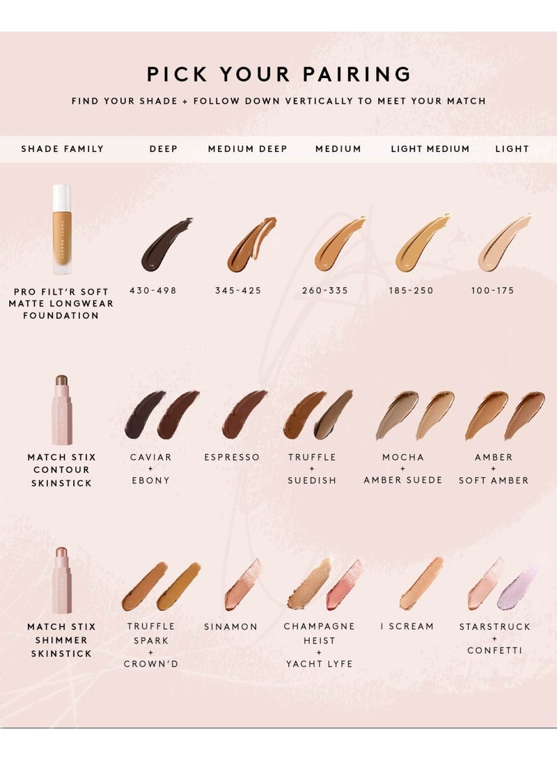 فنتي بيوتي Match Stix Matte Contour Skinstick 7.1G, 04 Truffle - Image 3