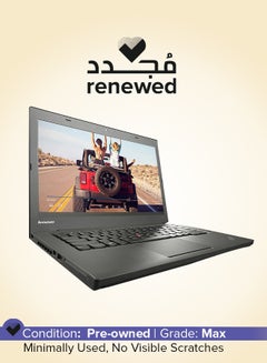 Renewed - Thinkpad T440 Laptop With 14-Inch Display,Intel Core i5 Processor/4th Gen/8GB RAM/256GB SSD/Windows English black
