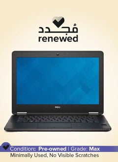 DELL Renewed - Latitude E7270 Ultrabook Laptop With 12-Inch Display,Core i5 Processor/6th Gen/8GB RAM/256GB SSD/Intel HD Graphics 520 English Black  - Image 1