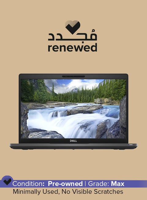 Renewed - Latitude 5400 Laptop With 14-Inch Display,Intel Core i5 Processor/8th Gen/16GB RAM/256GB SSD/Intel UHD Graphics English/Arabic Black