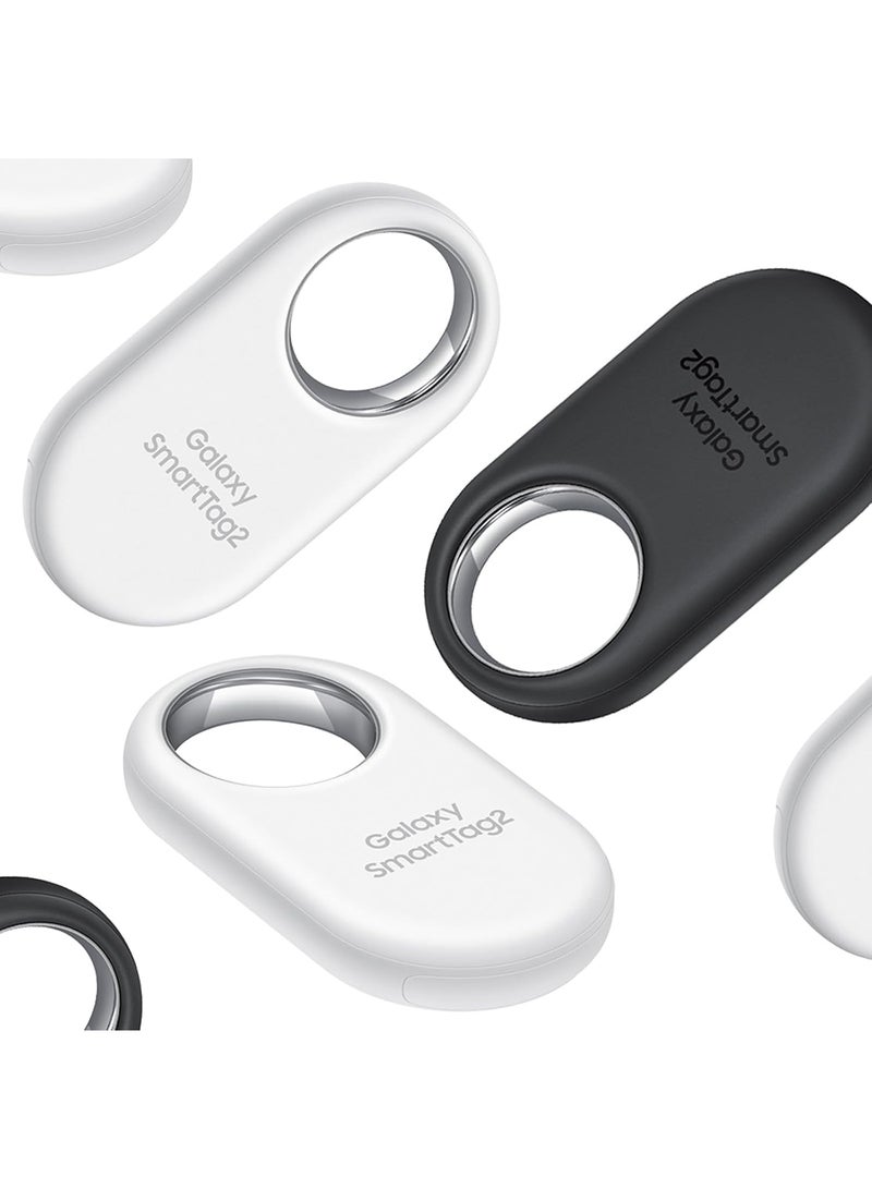 Samsung Galaxy SmartTag2 - Pack of 4 (2-Black, 2-White) - Black/White - Image 3