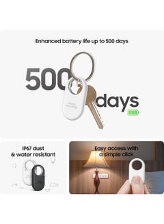 Samsung Samsung SmartTag2-4 Packs (2X Black, 2X White) Black/White  - Image 2