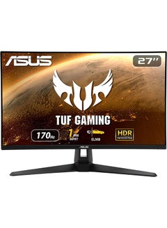 أسوس شاشة TUF Gaming مقاس 27 بوصة بدقة 2K HDR (VG27AQ1A) - QHD (2560 × 1440)، IPS، 170 هرتز (يدعم 144 هرتز)، 1 مللي ثانية، 90LM05Z0-B02370، 4718017784047، 192876784044  - Image 2