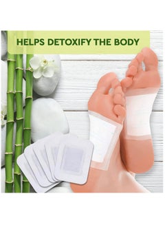 Kinoki 10 Box Foot Patch, Foot Pads, Natural Cleansing Foot Pads, 100% Natural Organic Foot Care Patches Adhesive Sheets, Relieve Stress Foot & Body Care, Sleep Better  - Image 2