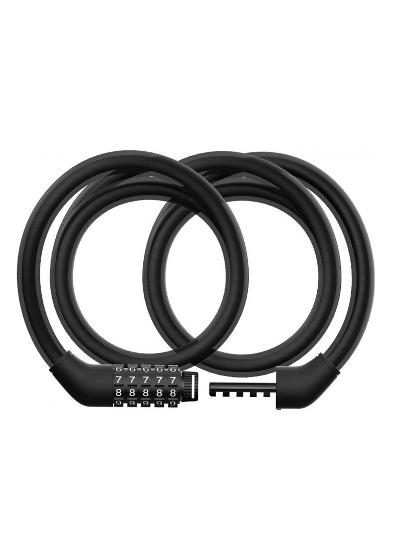 Xiaomi - Xiaomi Electric Scooter Cable Lock Ultra-Secure Design BHR6751GL - Black - Image 1