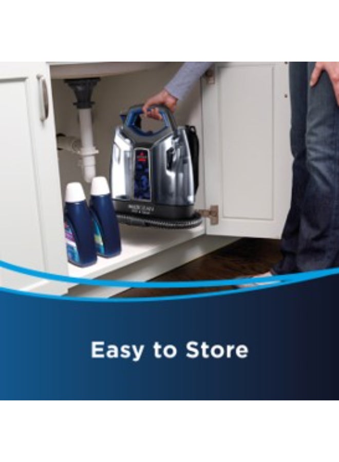 Spotclean Multiclean Spot And Stain | 47202 | Portable Carpet & Furniture Deep Cleaner With The Power Of Heatweave Technology™ &Two Tank Technology | 2 Years Warranty 1.1 L 330 W 47202 Black/Blue