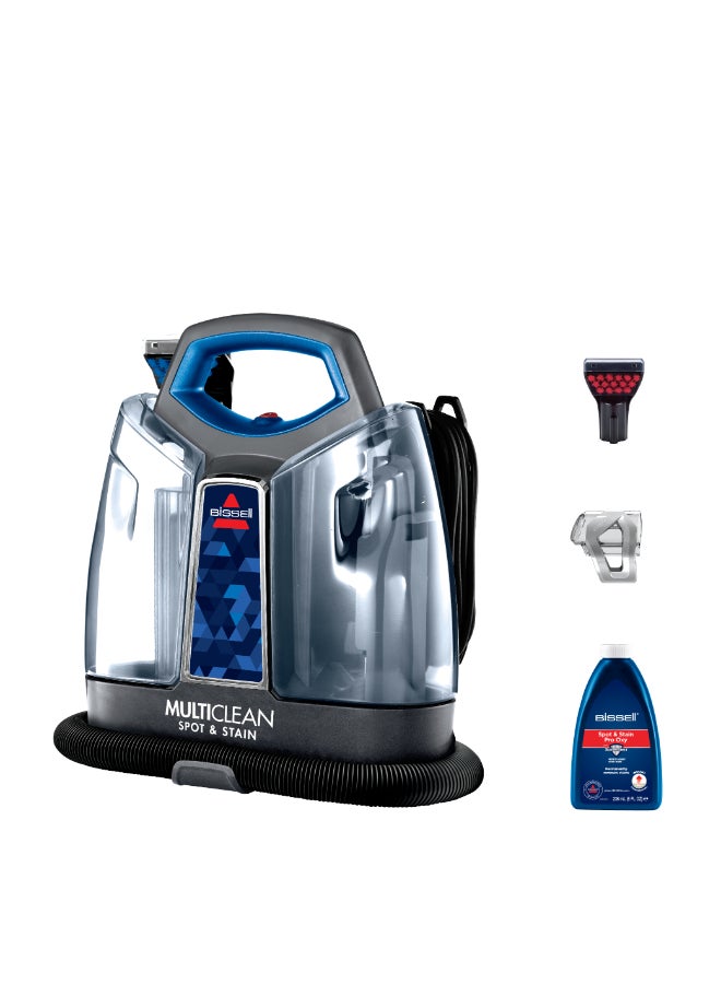 Spotclean Multiclean Spot And Stain | 47202 | Portable Carpet & Furniture Deep Cleaner With The Power Of Heatweave Technology™ &Two Tank Technology | 2 Years Warranty 1.1 L 330 W 47202 Black/Blue